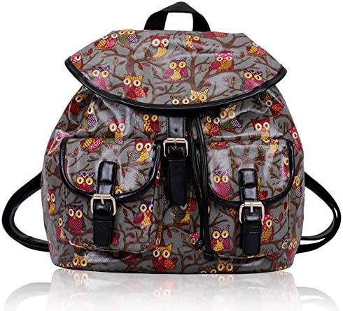 High Quality Unisex Retro Boys Girls School College Printed Rucksack Backpacks