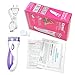 WINLINK Electric Cordless Rechargeable Lady Body Shaver Women's Leg Hair Bikini Line Trimmer Smooth Skin Razor Armpit Hair Remover Groomer--Purple