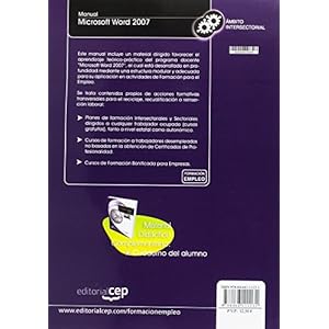 Manual Microsoft Word 2007. Formación para el Empleo (Colección 1390)