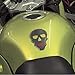Produktbild HR Prewoodec Universal Motorrad Moped Bike Tankpad - Totenkopf - 120 x 83 x 2 mm - Made in Germany