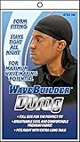 WAVE BUILDER Du-Rag with Extra Long Tails BLACK (Model: 192)