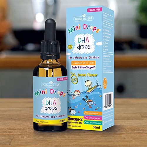 (3 months-5 years) DHA Mini Drops for infants & children 50ml