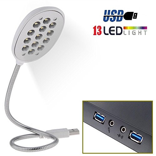 Technotech 13 USB LED Light Flexible Neck Lamp for Laptop PC (Color May Vary) RS.249 (91.00% Off) - Amazon