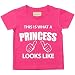 This is What A Princess Looks Like Pink Tshirt Baby Toddler Kids Available in Sizes 0-6 Months to 14-15 Years