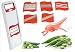 Veg Cutter Cum Slicer 6in1 Vegerable Chopper Combo, Red RS.255.00