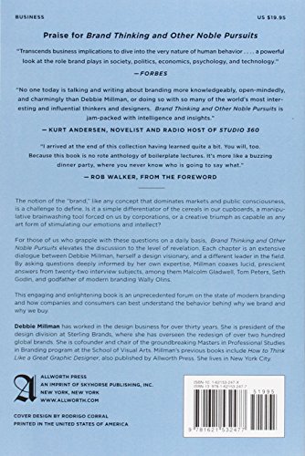 Livres Couvertures de Brand Thinking and Other Noble Pursuits