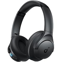 Cuffie Bluetooth Over-ear Con Cancellazione Del Rumore – Suono Fedele, Batteria LED, Comode Per Musica E Chiamate