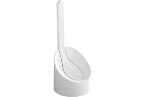 GEDY Cucciolo Scopino WC Bianco, Misure e peso: 33,5X15X15 CM & 0,25 KG, Realizzato in resina termoplastica, Ciuffo in PVC, Scopino per WC design Makio Hasuike, 100% Made in Italy, 2 anni di garanzia