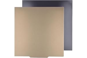 PLYISTY 3D Printer Build Plate 430x430mm, Double Sided PEI Sheet Magnetic Flexible Heated Bed, PEI Printing Plate for Max for Neptune 3 Max for Neptune 4 Max