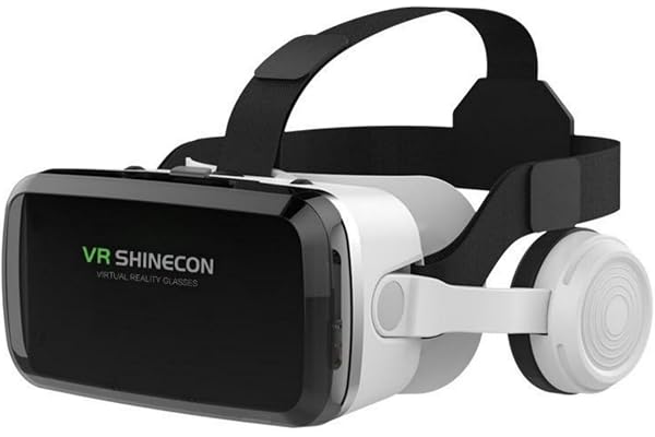 VR-headset för iPhone 15, 14, 13, 12, Pro Max, Samsung Galaxy S24, S23, S22, S21 Edge etc., iOS och Android- för vu