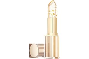 MEITREND Lipstick Color Changing for Personalized Color,Gold Foil Crystal Ph Lipstick Moisturizing Hydrating High Pigted Smooth Texture Makeup Gift