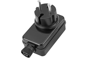 Leloco LED-Netzteil 12V 1A Transformator – Wasserdichter IP44 Niederspannungsadapter EU Stecker, Stromversorgung für LED-Lichterketten, Eiszapfenlichter, Weihnachtsdeko, Vorhangleuchten, Balkon