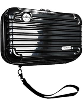 [TRIPPIG] Reisepass Halter / Reisepass Hülle / Reise Clutch Tasche / Kosmetik Organizer / Mini Gepäck Form / Kreditkarten...