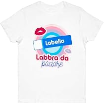 T-Shirt Donna Stampa Fiammata - Cotone Morbido, Design Silenzio E