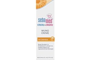 ‎SEBAMED Sebamed Baby & Kind Wundcreme mit Calendula 75 ml, beugt Wundsein im Windelbereich wirksam vor, hautberuhigend und regenerierend bei Reizungen