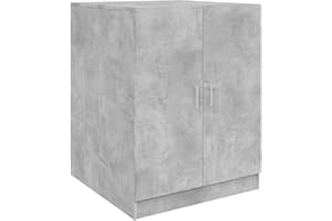 vidaXL Mobile per Lavatrice Grigio Cemento 71x71,5x91,5 cm