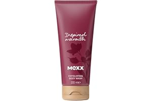 ‎MEXX Mexx Inspired Warmth Duschpeeling, fruchtiges Körperpeeling mit stimmungsaufhellenden Eigenschaften, 200 ml