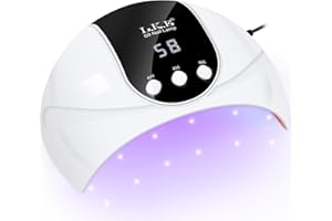 ARCWEISSO UV Lampe für Gelnägel,54W UV Lampe Nägel mit 3 Timer, LCD Display, Auto Sensor,Premium UV Lampe für Alle UV Gel Nagellack, Ideal für Anfänger und Profis, Perfektes Festivalgeschenk