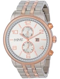 August Steiner Hombre Reloj de pulsera de cuarzo suizo multifunción