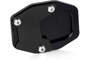 YIEBA Accesorios de Motocicleta Pata de Cabra Soporte Lateral Ampliador Extensión Ampliador Pate Pad para X-ADV 750 2021-2023 Forza 750 2021-2023 Negro