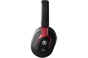 Austrian Audio Hi-X25BT Bluetooth Kopfhörer, professionelle Studio Kopfhörer (ohrumschliessend, Memory-Foam-Ohrpolster, Touch Control, Akku: 30 Std., USB-C- und Klinken-Anschluss), Schwarz/Rot