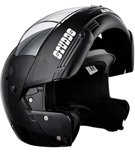Studds Urban Black with Black Strip Open Face Helmet (L) : Buy Online at Best Price in KSA
