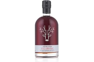 Sirop d'érable Escuminac Récolte Tardive 500ml – 100% Pur Canadien, Grade A Foncé, Biologique, Non Mélangé, Goût Riche & Robuste – Forêt Unique, Sans Gluten, Végan – Idéal pour Recettes & Desserts