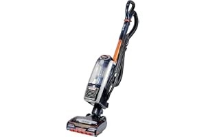 Shark Corded Upright Vacuum Cleaner,0.83L with Anti Hair Wrap Technology & Duo Clean, Pet Model, LED Headlights, 8m Cord, 750W, 2 Attachments, Navy/Orange, NZ801MET, 5 Years Warranty