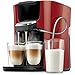 Produktbild Senseo HD7855/80 Latte Duo Kaffeepadmaschine (2 Kaffee - frische Milch) rot