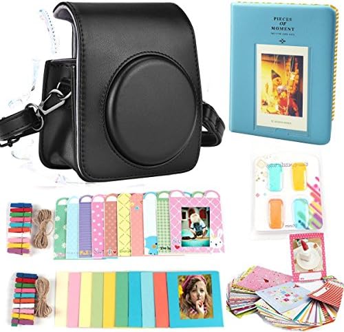 [Camera Case 6 in 1 Fuji instax mini 70 Camera Case Bag]-TaiYaun Comprehensive Protection Instax Mini70 Camera Case Bag With Soft PU Leather Material-Black