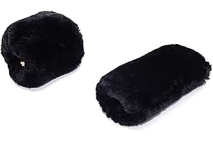 Goliton Black Plush Auto Car Handbrake Cover Sleeve Gear Sets Automotive Car Gear Suit