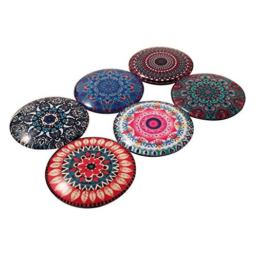 6 Pack Mandala Kühlschrank Magnet Whiteboard Magnete Büromagnete - 2
