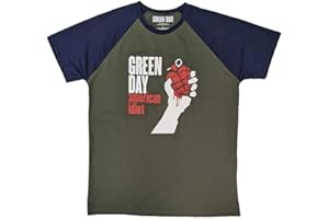 Rock Off officially licensed products Green Day American Idiot Raglan T Shirt