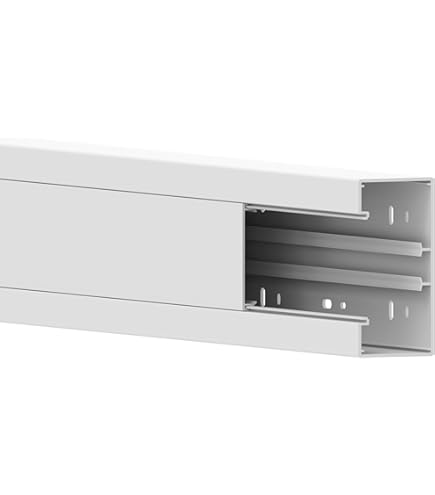 Sfeerplinten 16017 Eigentijdse MDF plint 90 x 15 mm x 2,4 meter RAL9010