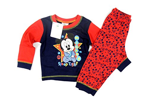 Disney Mickey Mouse Pluto Baby Boys Pajamas Pyjama Set 6 - 24 Months (18-24 MONTHS, Sleep Tight)