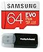 Produktbild 64 GB Samsung Evo Plus Micro SD XC Class 10 UHS-1 64 G Speicherkarte für Samsung Galaxy S8, S8 +, S7 Edge, S5 Active, S4, S3, S Tab Handy mit Alles aber Stromboli Kartenleser (mb-mc64da/AM)