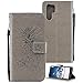 Produktbild Leder Hülle kompatibel mit Huawei P30 Pro, Standhülle Cover Brieftasche Case mit KunstLeder Schutz-Hülle mit Kartenfach Kredit Karten Geldklammer Hülle Etui im Ananas Look für Huawei P30 Pro, Gris