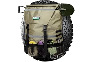 CYUREAY Ersatzrad-Müllbeutel, Offroad-Ersatzrad-Aufbewahrungstaschen, robuste Müllbeutel für Lkw-Heckklappe, passend für bis zu 40-Zoll-Reifen, große Nylon Aufbewahrungstasche für Jeep, Lkw, SUV und Auto