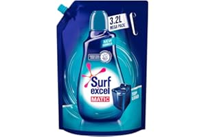 Surf Excel Matic Top Load Liquid Detergent 3.2 L Refill, Designed for Tough Stain Removal on Laundry in Washing Machines - Me