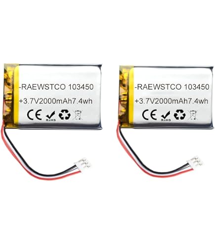 Pocket 3 Batteria Li-Po Ricaricabile 3.7V 250mAh Modello 502030, Per Fotocamera, GPS, MP3