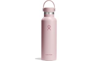 Hydro Flask - Standard Mouth Gourde Isotherme 621 ml (21 oz) - Bouteille Inox à Isolation Sous Vide - Bouchon Antifuite et Revêtement par Poudr - Trillium
