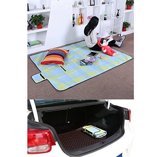 Songmics 195 x 150 cm Picknickdecke wärmeisoliert wasserdicht GCM50L - 2