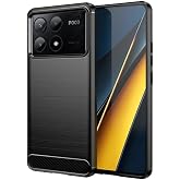 Microcase Poco X6 Pro/Xiaomi Redmi K70E Brushed Carbon Fiber Silikon Kılıf - Siyah AL3332
