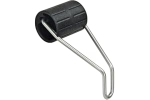 BUSCH+MÜLLER KlickFix Farradtasche R+K Lampenhalter für Gabelbrücke Support pour Lampe à Piles Mixte, Noir