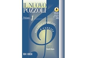 Ettore Pozzoli Il Nuovo Solfeggi Parlati e Cantati Vol. 1 | Corso di Solfeggio con Audio Online | Esercizi Ritmici, Intonazione e Lettura Musicale | Libro per Studenti, Principianti e Scuole di Musica