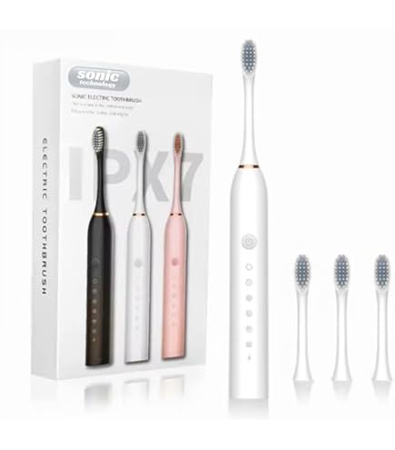 Electric Toothbrush For Adults With 6 Brush Heads, Sonic - View #9