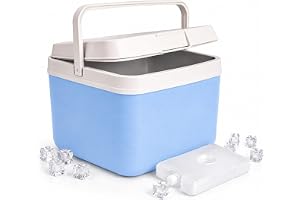 Premium kylbox 15 l med mobilt kylbatteri och kylelement – maximal kylkapacitet och lång fräschhet – kylväska