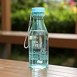 botella agua cristal sin bpa Diseño de botella de soda Resistente a altas temperaturas y evitando escaldar.