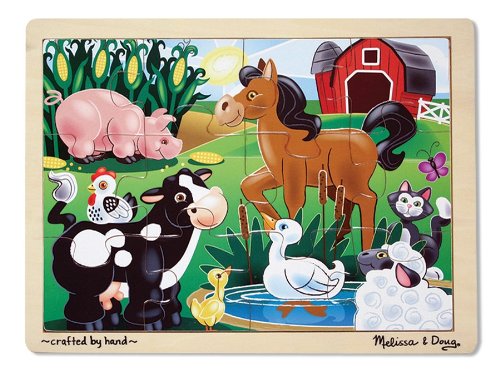 Preisvergleich Produktbild Sablon 2934 - Melissa & Doug - Auf der Farm (12-teilig)