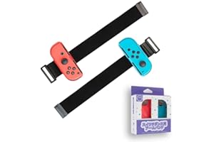 MOCOLI Muñequeras para Just Dance, 2 Piezas Correa para la Muñeca para Just Dance 2024 2023 2022 2021 2020 Nintendo Switch Joy con Adjustable Brazalete Brassard [nintendo_switch]